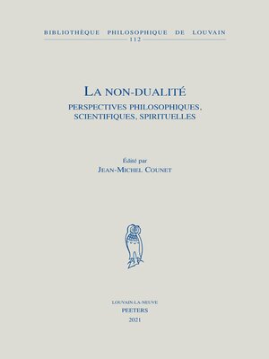 cover image of La non-dualite
